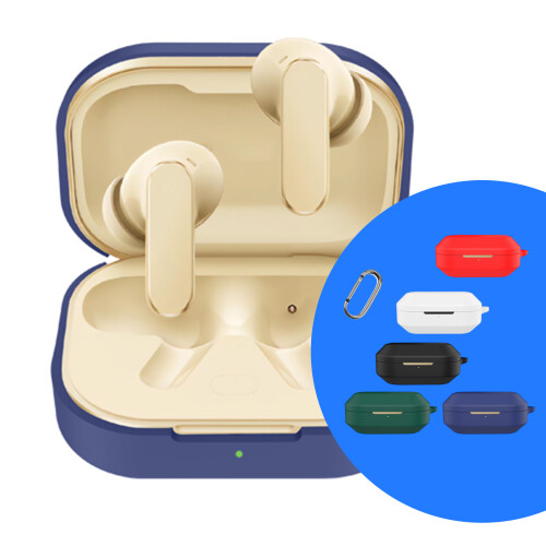 Earbud Silicone Cover Shockproof Shell Washable-dark blue 2