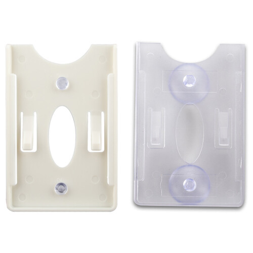 Card Size Stand With Powerful Suction Base-Transparent 2