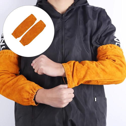 1 Pair Welding Arm Covers Flame Retardant Arm Protections-35cm 2