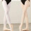 Mädchen 90D Tanzstrumpfhose mit weichem, blickdichtem-Weiß M 6