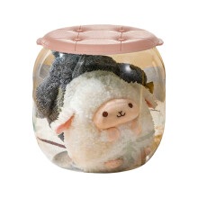 Clear Toy Storage Bin And Children Stool Constructed From-1