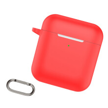 Protective Case Sleeve Housing Waterproof for Earphone-Red