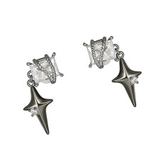 2er-Pack Fashion Forward-Ohrclips mit-Schwarz