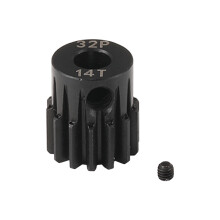Meerdere tandopties Stalen tandwiel 32 steek 5,0 mm Boring-14T