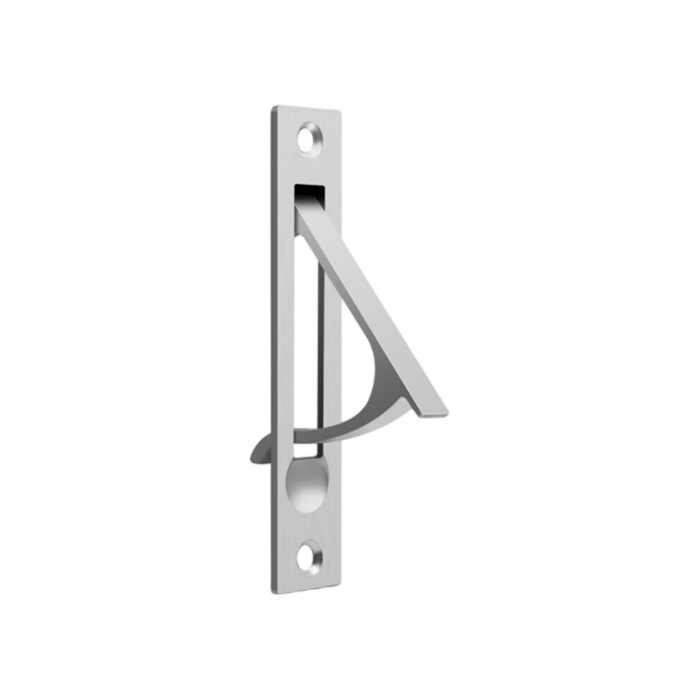 Concealed Cabinet Pull Recessed Door Handles Furniture-Silver 7627001441606