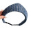 Functional Modern Stripe Headbands Breathable-blue gray stripes 1