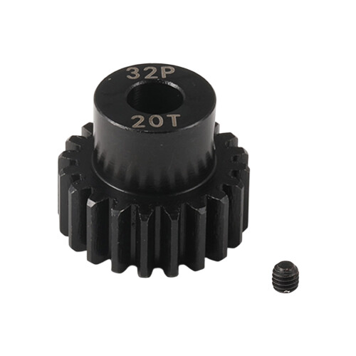 Steel Construction Spur Gear 32 Pitch 5.0mm Bore Efficient-20T