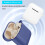Shockproof Headphone Silicone Cover Dustproof-dark blue color 5
