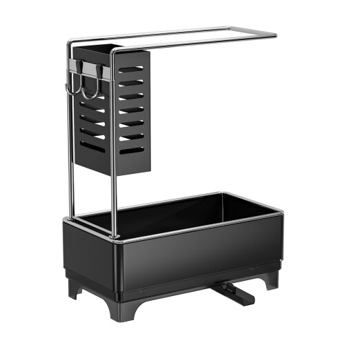 Quick Drying Ventilated Spongiform Rack for Efficient-Black