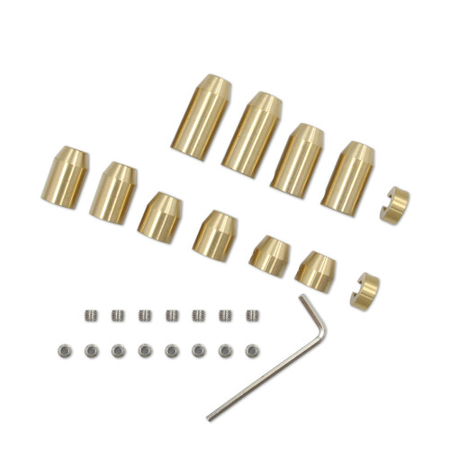 Long Lasting Brass Spoke Weights For Reduced Vibration-12 pcs