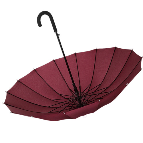 Umbrella Extended Handle Comfortable Grip All Climate-Burgundy