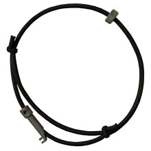 Survival Bracelet With Tungsten Carbide Beads And Emergency