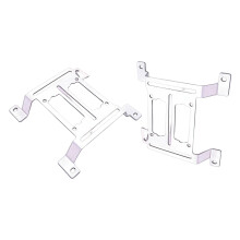 Durability 120MM Water Cooling Radiator Support Frame-White