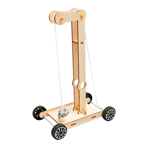 Gravitational Potential Powered Wooden  Car Set Physics Teaching