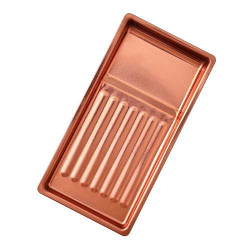 Large Capacity Nail Tools Sterilize Tray With Open-rose gold
