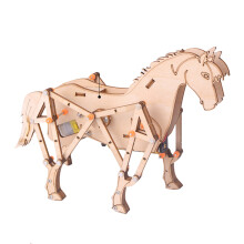 Children Mechanical Horse STEM Building Craft Toy Creative Play