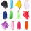 Colorful Middle Eastern Style Dance Skirt Soft Polyester-Purple 4