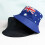 Soccer Themed Bucket Hat Breathable Polyester-Honduras 6