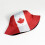 Soccer Themed Bucket Hat Breathable Polyester-Honduras 7