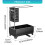 Quick Drying Ventilated Spongiform Rack for Efficient-Black 4