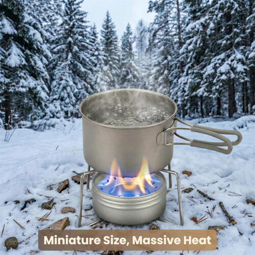 Practical Aluminum Camping Liquor Stove 40ml Fuels Capacity 1