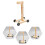 Gravitational Potential Powered Wooden  Car Set Physics Teaching 6