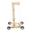 Gravitational Potential Powered Wooden  Car Set Physics Teaching 7