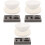 3Sets Practical Graphite Crucibles Set for Melting Metal DIY Casting 2