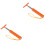 2Stk Autospiegelreiniger Orange Robust 2