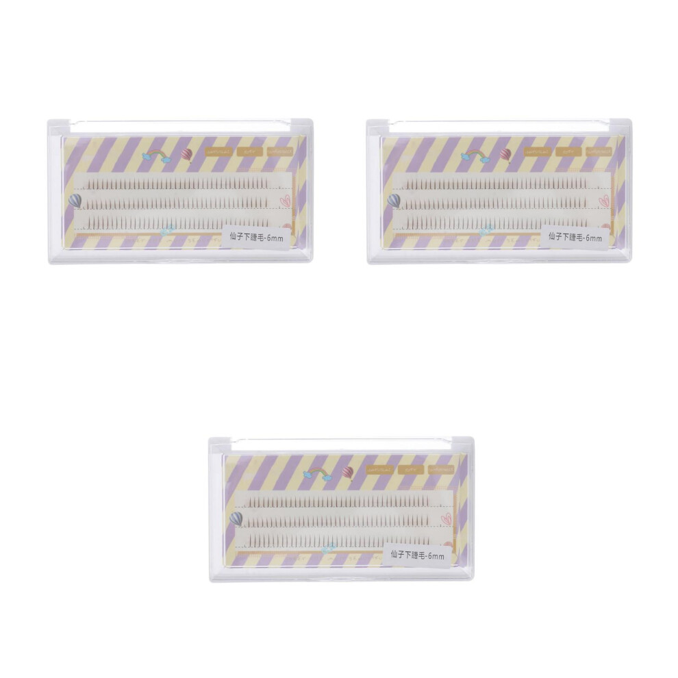 Villcase Light/Brown Natural Lashes Makeup False Eyelashes For Women