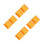 8Pcs Durable Plastic Night Reflective Pavement Safety Markers 1