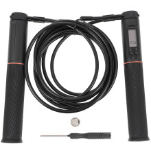 3Sets Black Fitness Jump Rope Smart Counting Cordless Indoor Workout