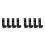 8Pièces Support Mural Barres De Musculation Noir Durable 1