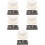 5Sets Metallgießformen Set Graphit Schmelztiegel Robust Praktisch Bunt 6