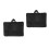 2Pcs Durable Black Artist Backpack with Large Compartments for Drawing 5