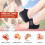 3Pairs Lightweight Black Heel Cups Absorbing Covers 1