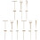 3Sets Assorted Color Bamboo Rakes Small Zen Garden Tools for Sand Art 1