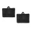 2Pcs Durable Black Artist Backpack with Large Compartments for Drawing 7