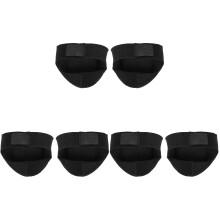 3Pairs Lightweight Black Heel Pads Baby Anti-Slip Soft Heel Covers