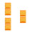 6Pcs High Visibility Yellow Reflectors for Night Safety 5