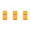 6Pcs High Visibility Yellow Reflectors for Night Safety 6