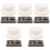 5Sets Durable Graphite Ingot Mold Set for DIY Melting Gold Silver 2