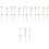5Sets Durable Bamboo Mini Rakes Decorative Tools for Sand Table 3