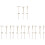 5Sets Durable Bamboo Mini Rakes Decorative Tools for Sand Table 4