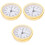 3Pcs Multi Color Retro Clock Head Insert with Durable Quartz Mechanism 2