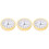 3Pcs Multi Color Retro Clock Head Insert with Durable Quartz Mechanism 3