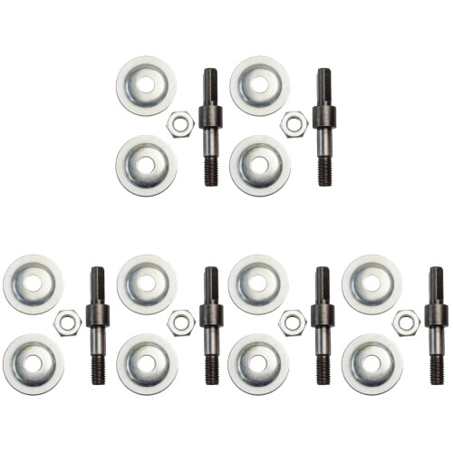 6Sets Polier- Schleifstangen Robust Rostfrei 1