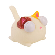 Angry Cats Stress Relief Knijpspeeltje Knallende ogen Leuk-Wit