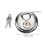 Stainless Steel Round Padlock with Copper Core for Home 2