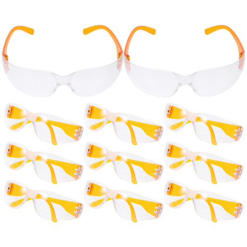 Barnskyddsglasögon Orange PC 12-pack